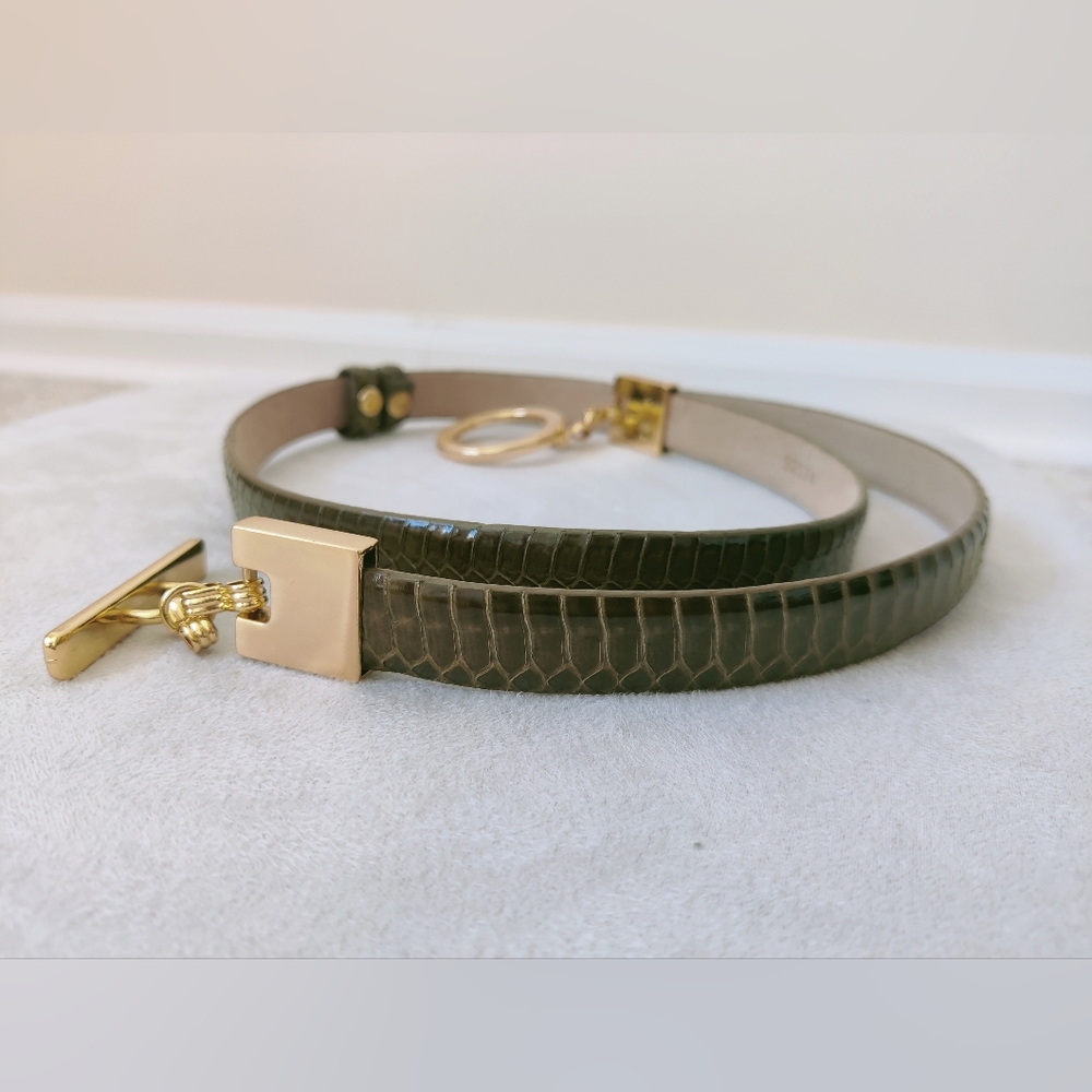 Genuine Snakeskin Belt